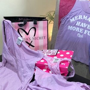 4 EUC VS PINK tank tops